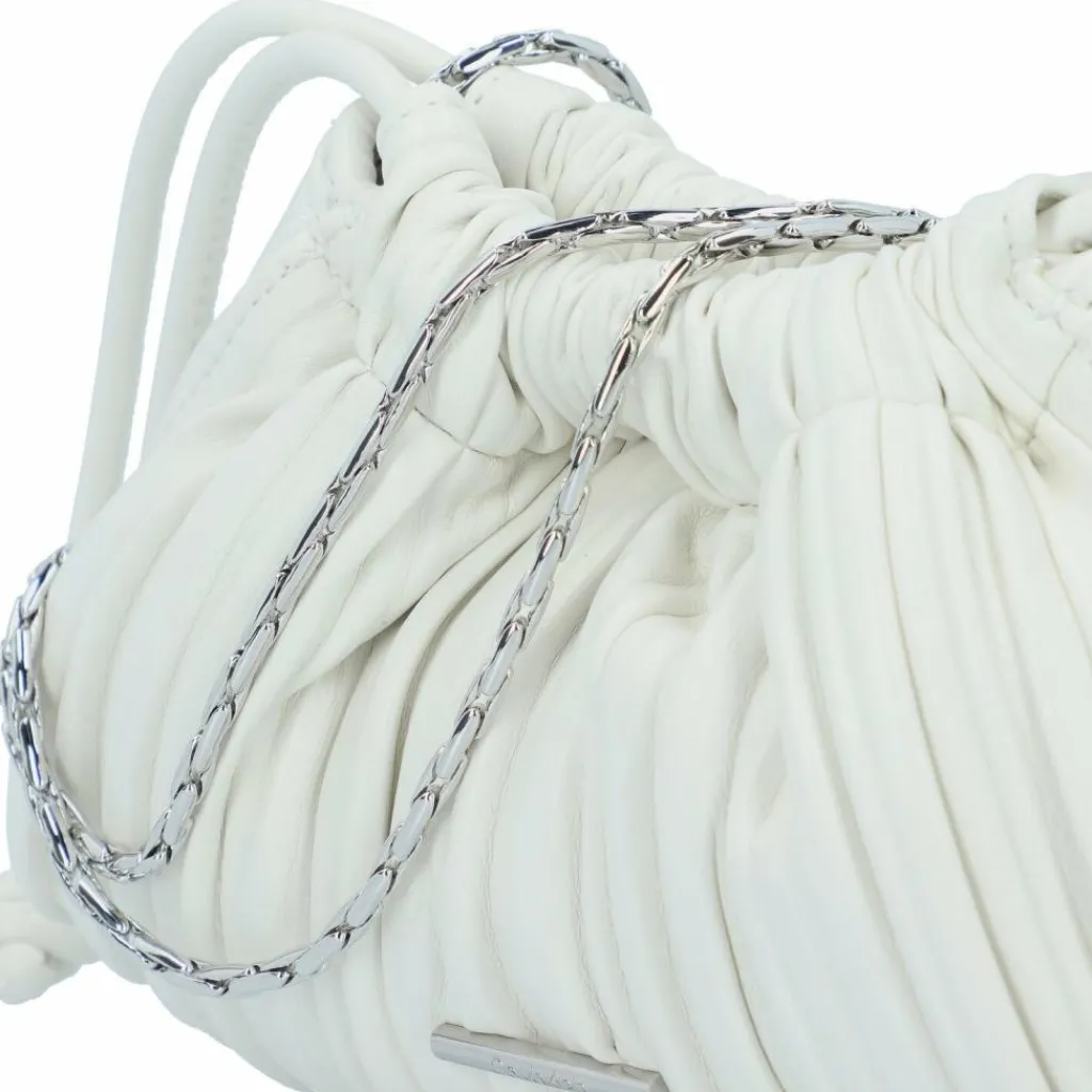 Hot Calvin Klein Drawstring Umhängetasche 20 cm lily white