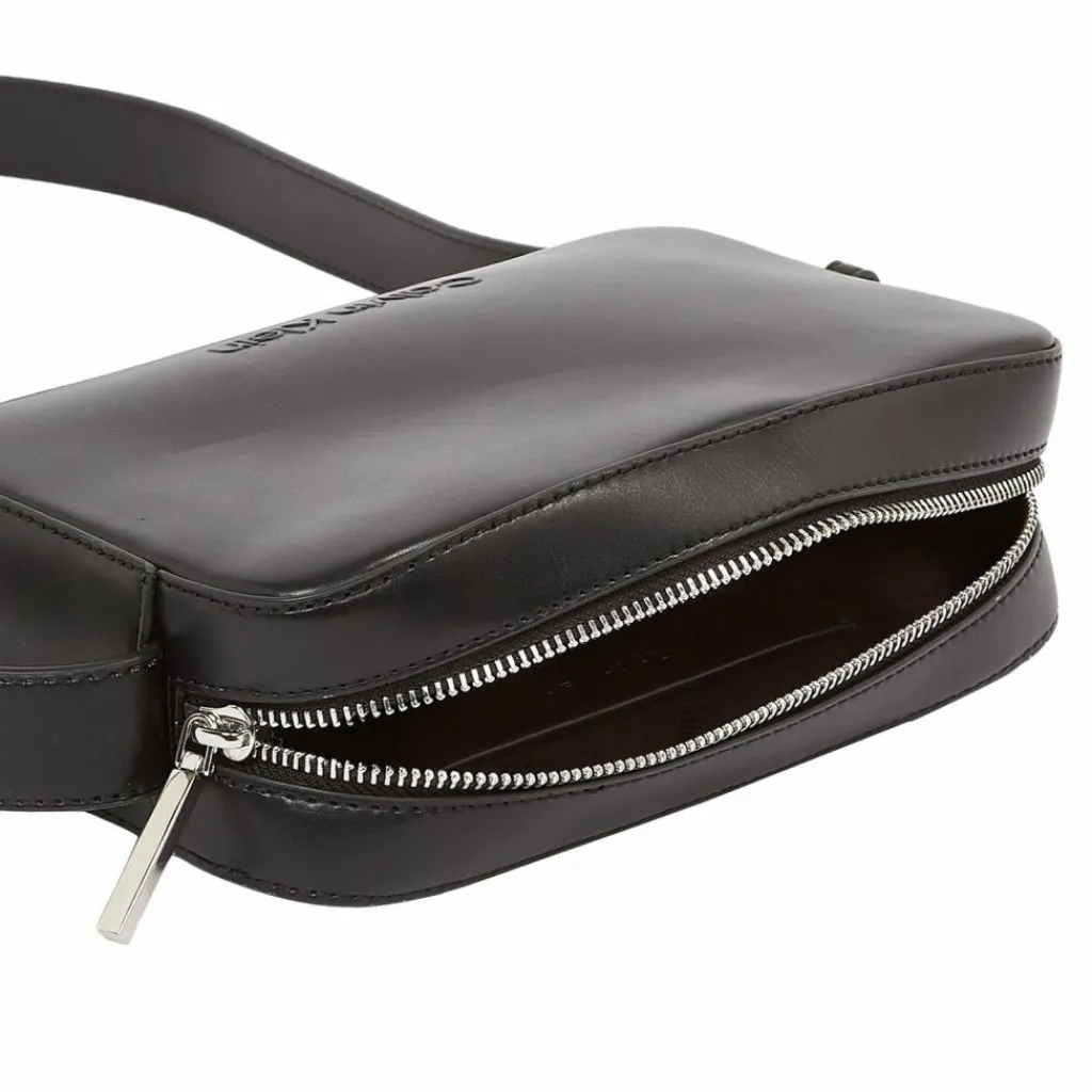 Best Calvin Klein Embossed Umhängetasche 22.5 cm black