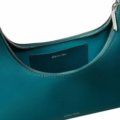 Hot Calvin Klein Foil Schultertasche 29 cm green