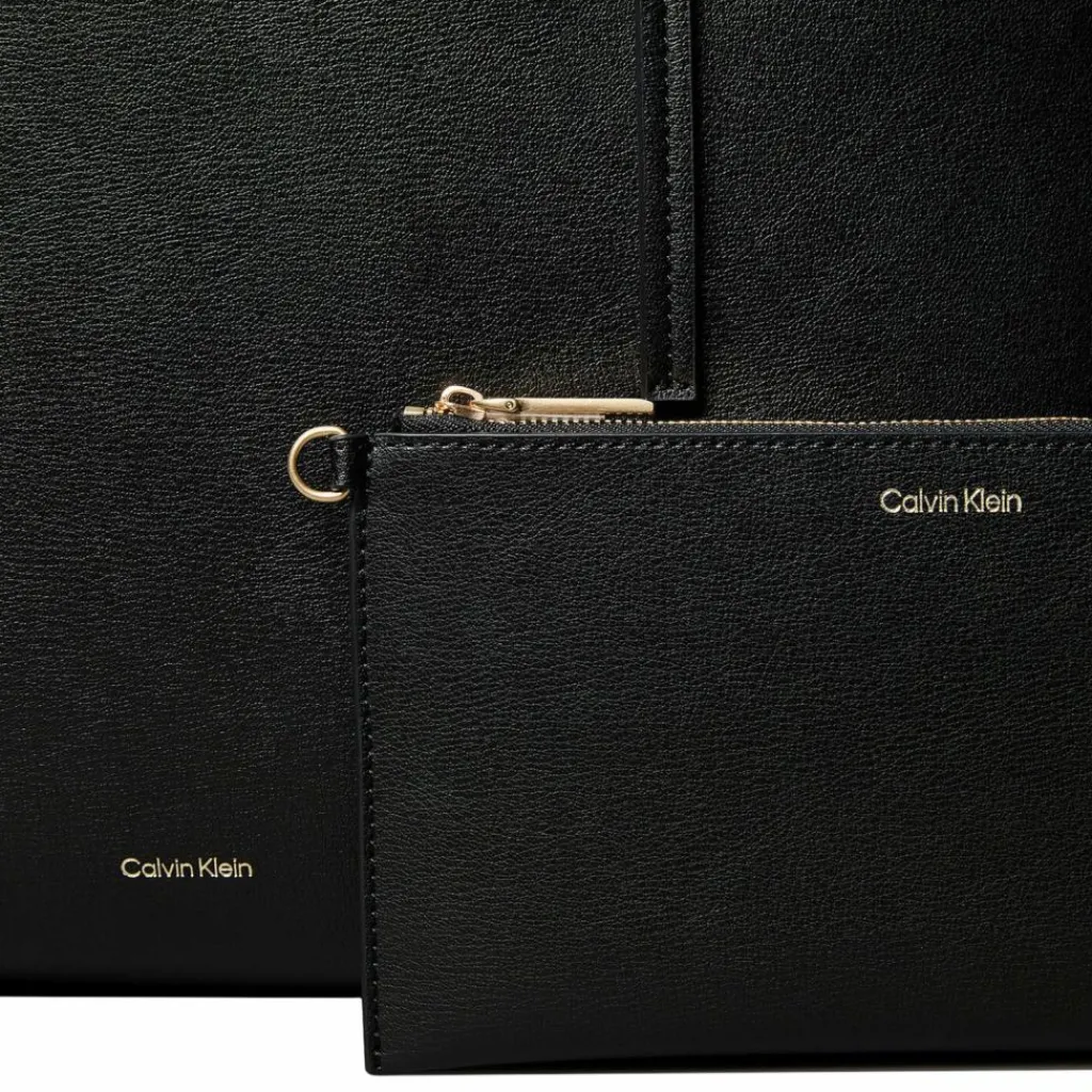 Hot Calvin Klein Foil Shopper Tasche 44 cm black