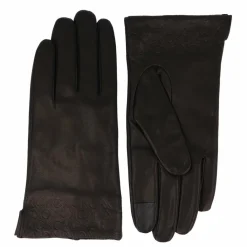 New Calvin Klein Handschuhe Leder ck black
