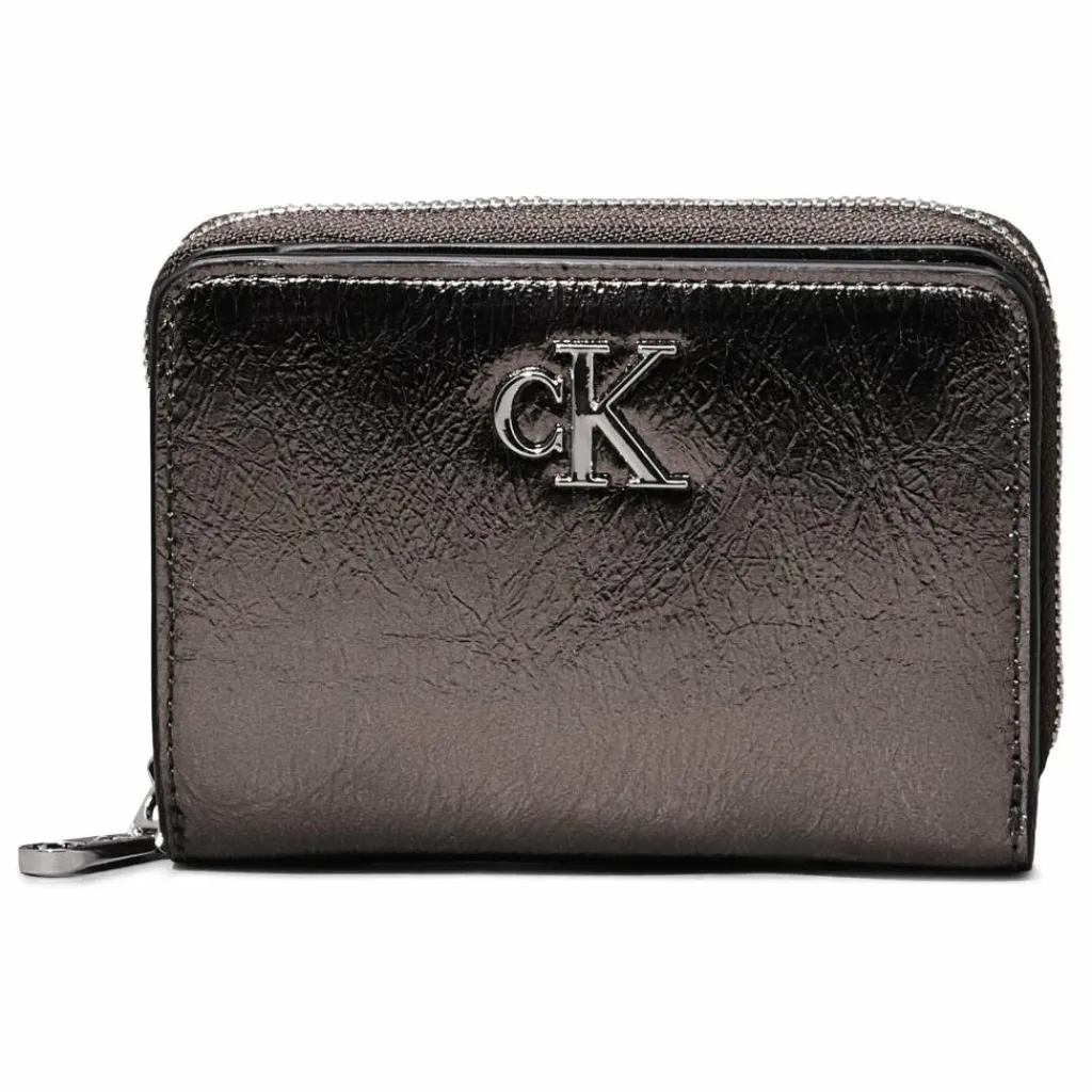Best Calvin Klein Jeans Minimal Monogram Geldbörse 11.5 cm gunmetal