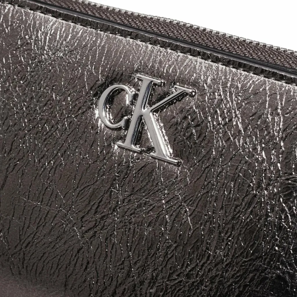 Best Calvin Klein Jeans Minimal Monogram Geldbörse 11.5 cm gunmetal
