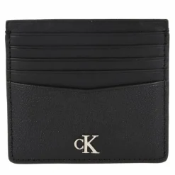 Clearance Calvin Klein Jeans Mono Kreditkartenetui Leder 10 cm black
