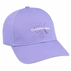 Calvin Klein Jeans Caps<Mono Logo Embro Baseball Cap 27 cm aster purple