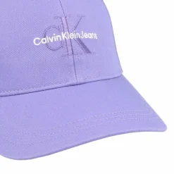 Calvin Klein Jeans Caps<Mono Logo Embro Baseball Cap 27 cm aster purple