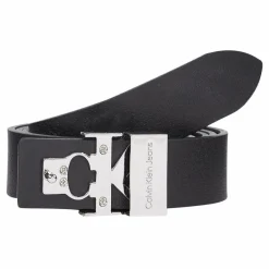 Hot Calvin Klein Jeans Monogram Gürtel Leder black