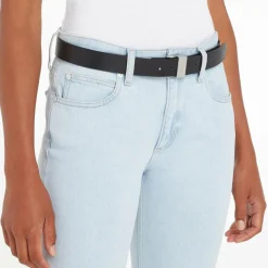 Hot Calvin Klein Jeans Monogram Gürtel Leder black