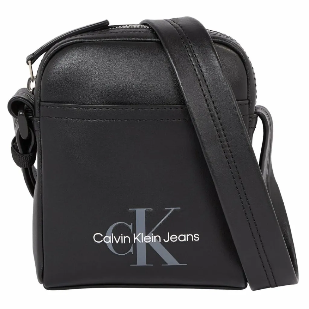 Calvin Klein Jeans Monogram Soft Mini Bag Umhängetasche 13.5 cm black