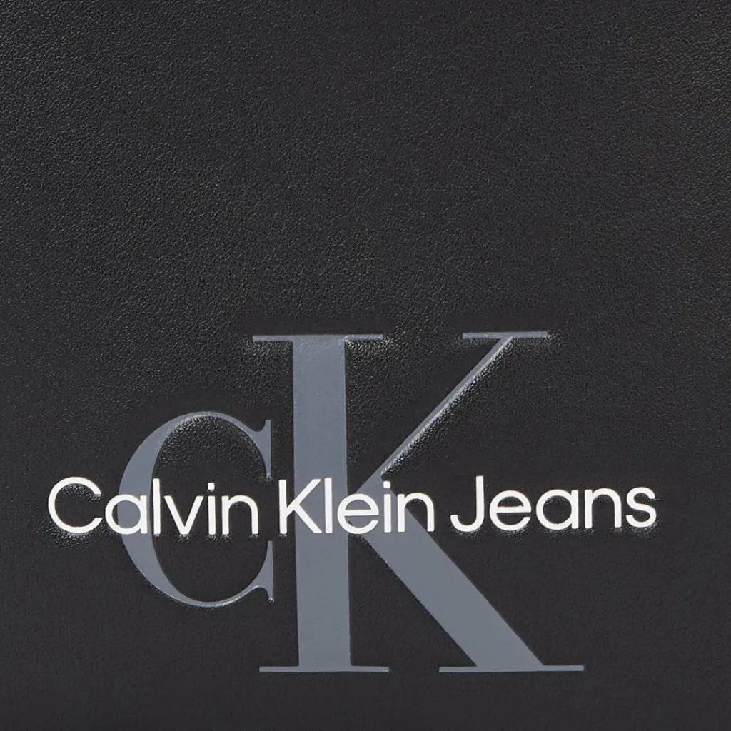 Calvin Klein Jeans Monogram Soft Mini Bag Umhängetasche 13.5 cm black