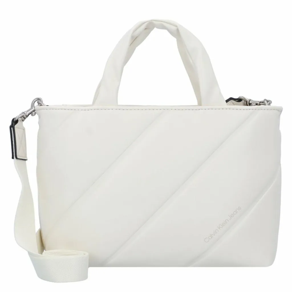 Discount Calvin Klein Jeans Quilted Handtasche 25 cm papyrus