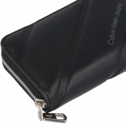 Calvin Klein Jeans Damengeldbörsen Querformat<Quilted Geldbörse 11.5 cm black