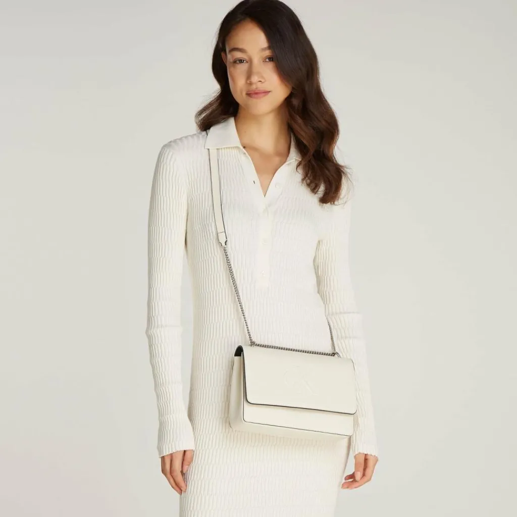 Calvin Klein Jeans Schultertaschen|Henkeltaschen<Sculpted Deboss Schultertasche 25 cm birch