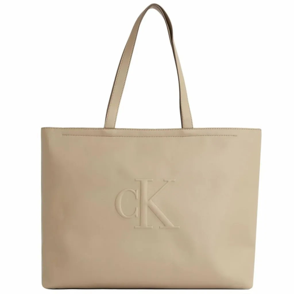 Calvin Klein Jeans Shopper|Schultertaschen<Sculpted Shopper Tasche 41 cm grey
