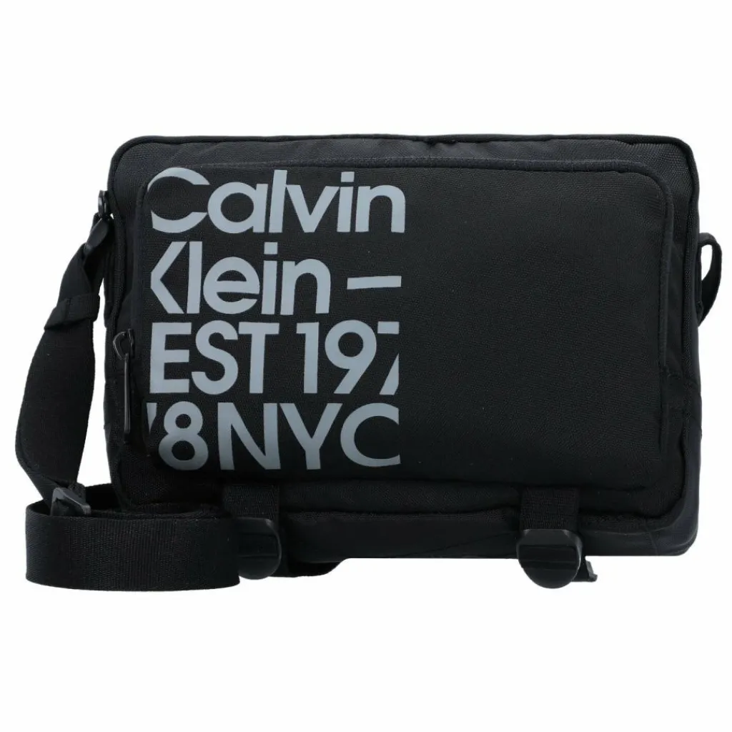 Clearance Calvin Klein Jeans Sport Essentials Umhängetasche 14.5 cm black - overcast grey print