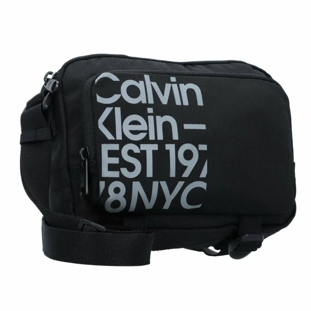 Clearance Calvin Klein Jeans Sport Essentials Umhängetasche 14.5 cm black - overcast grey print