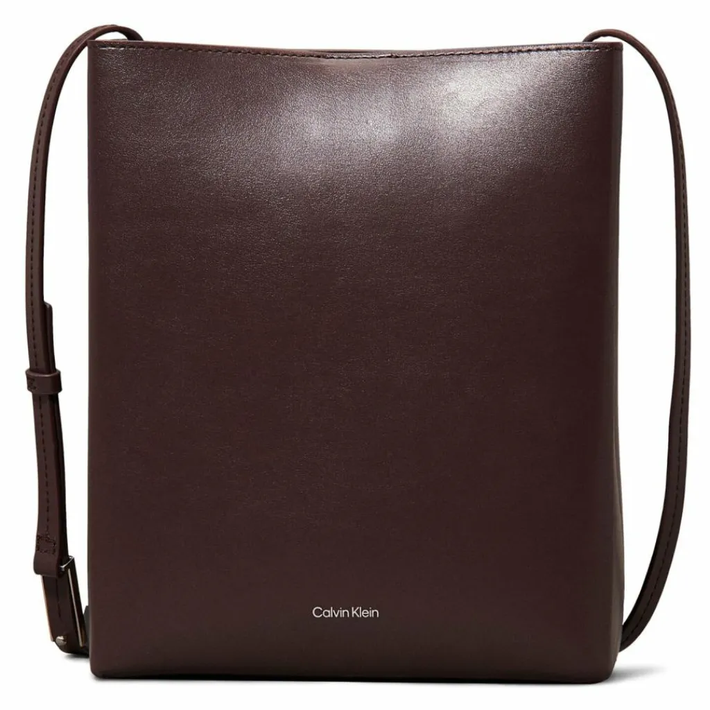 Discount Calvin Klein Line Ns Umhängetasche Leder 20 cm raisin