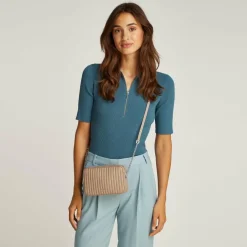 Calvin Klein Umhängetaschen<Mini Line Quilt Umhängetasche 19.5 cm amphora