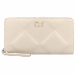 Calvin Klein Damengeldbörsen Querformat<Quilt Geldbörse 19 cm stoney beige