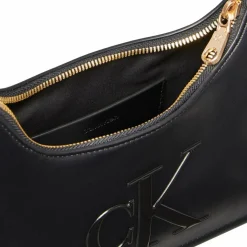 Calvin Klein Henkeltaschen|Schultertaschen<Raised Schultertasche 26 cm black