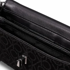 Calvin Klein Henkeltaschen<Re-Lock Handtasche 19 cm ck black mono jacquard