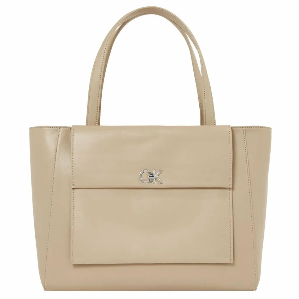 Hot Calvin Klein Re-Lock Schultertasche 44 cm brown