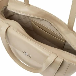 Hot Calvin Klein Re-Lock Schultertasche 44 cm brown