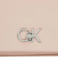 Outlet Calvin Klein Re-Lock Schultertasche 25 cm pink