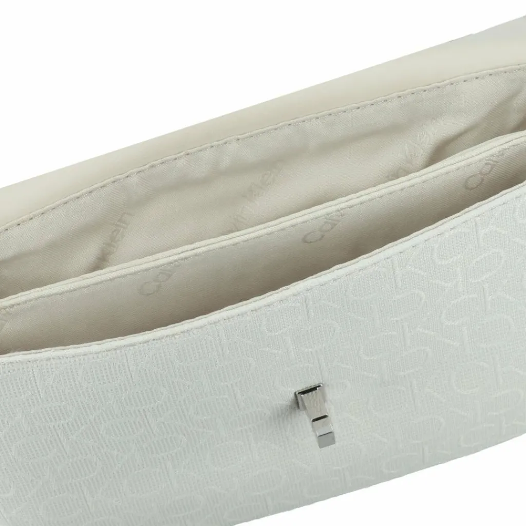 Outlet Calvin Klein Re-Lock Umhängetasche 21 cm ecru