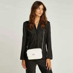 Hot Calvin Klein Re-Lock Umhängetasche 21 cm white
