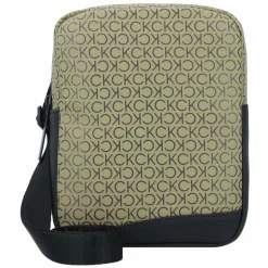Calvin Klein Rubberized Conv Umhängetasche 18 cm delta green mono