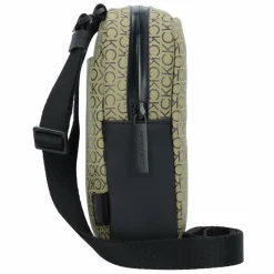 Calvin Klein Rubberized Conv Umhängetasche 18 cm delta green mono