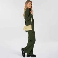 Calvin Klein Ruched Schultertasche 28 cm