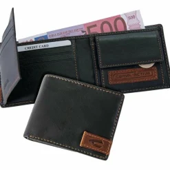 camel active Herrengeldbörsen Querformat<California Geldbörse Leder 11 cm braun