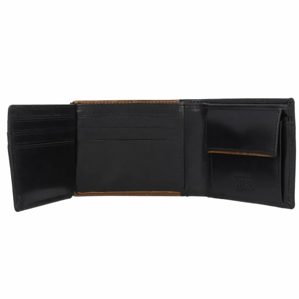 camel active Herrengeldbörsen Querformat<Cruise Geldbörse RFID Schutz Leder 11.5 cm black