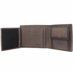 camel active Dallas Geldbörse RFID Schutz Leder 13 cm grey