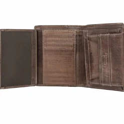 camel active Herrengeldbörsen Hochformat<Melbourne Geldbörse Leder 10,5 cm black