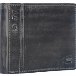 camel active Melbourne Geldbörse Leder 12,5 cm schwarz