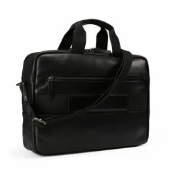 camel active Laptoptaschen|Aktentaschen<Pine Aktentasche Leder 40 cm Laptopfach black