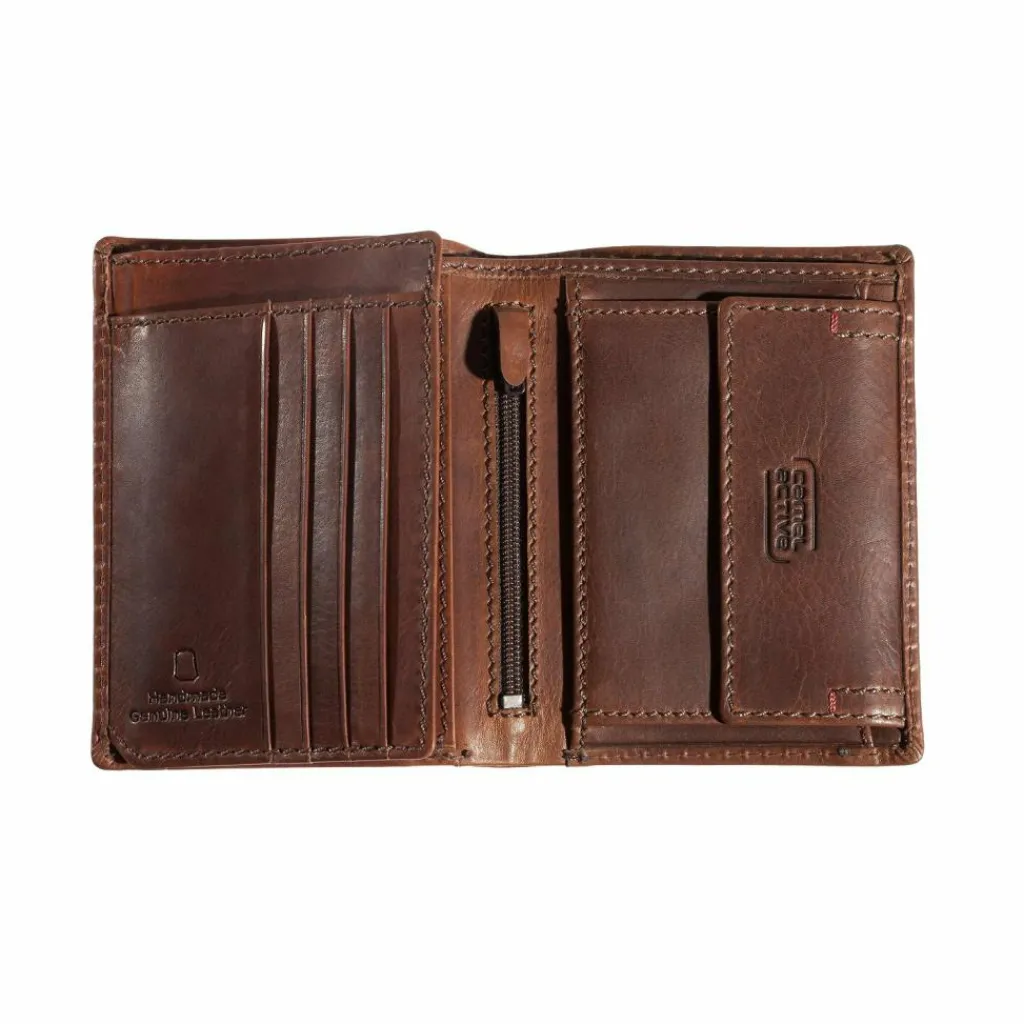 camel active Salamanca Geldbörse Leder 7 cm braun