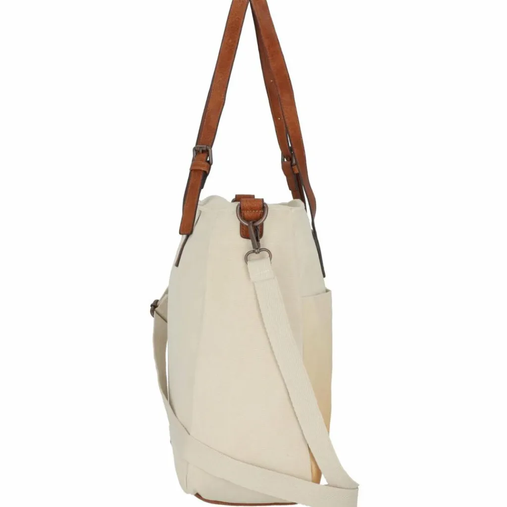 camel active Schultertaschen<Sand Shopper Tasche 38 cm off white