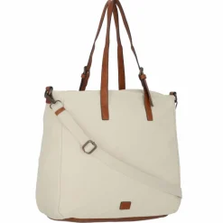 camel active Schultertaschen<Sand Shopper Tasche 38 cm off white