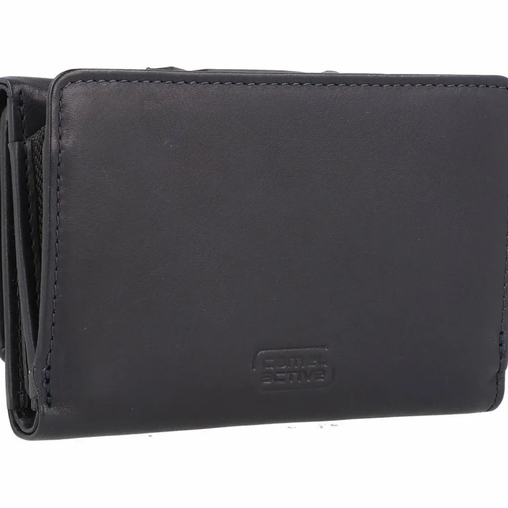 camel active Damengeldbörsen Querformat<Sara Geldbörse RFID Leder 14 cm darkblue