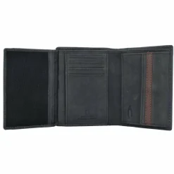 Sale camel active Taipeh Geldbörse RFID Leder 9 cm schwarz