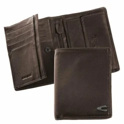 camel active Herrengeldbörsen Hochformat<Vegas Geldbörse Leder 10 cm braun