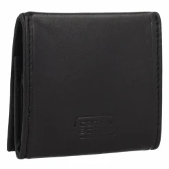 Hot camel active Wood Geldbörse Leder 8 cm black