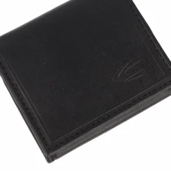 Hot camel active Wood Geldbörse Leder 8 cm black