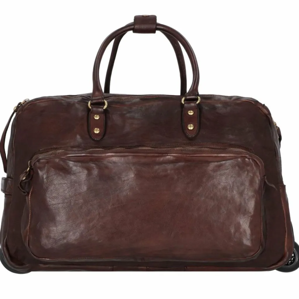 Discount Campomaggi 2 Rollen Reisetasche Leder 57 cm moro