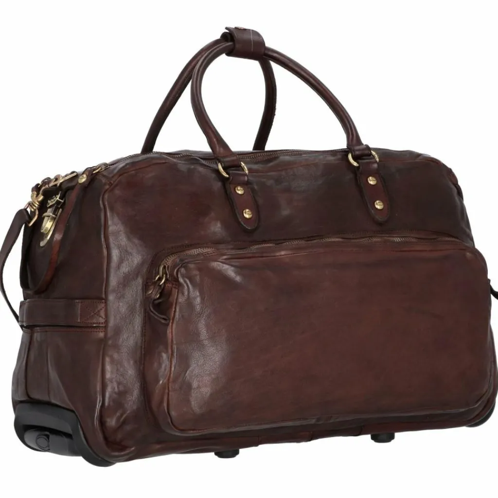 Discount Campomaggi 2 Rollen Reisetasche Leder 57 cm moro