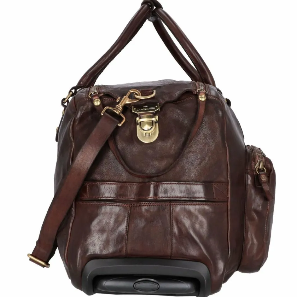 Discount Campomaggi 2 Rollen Reisetasche Leder 57 cm moro